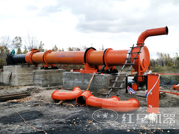 煤灰烘干機現場作業 煤灰烘干機現場作業