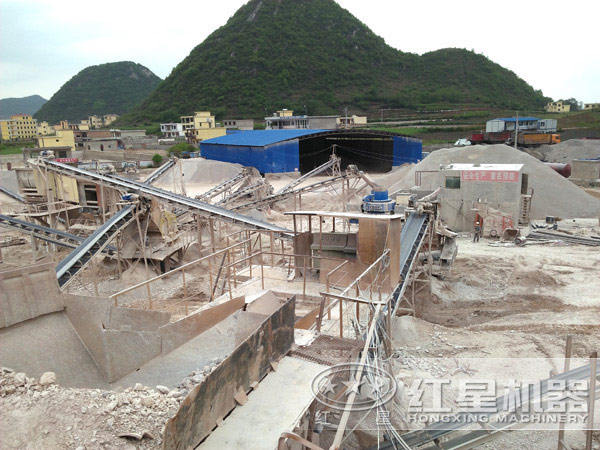 制砂生產線現場