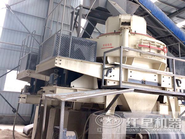 安徽渦陽(yáng)制砂生產(chǎn)線現(xiàn)場(chǎng)圖