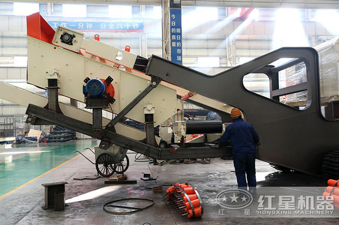 環(huán)保移動破碎站組裝圖 環(huán)保移動破碎站組裝圖