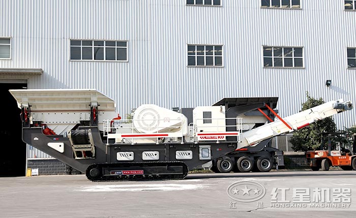 履帶設計的移動破碎站 履帶設計的移動破碎站