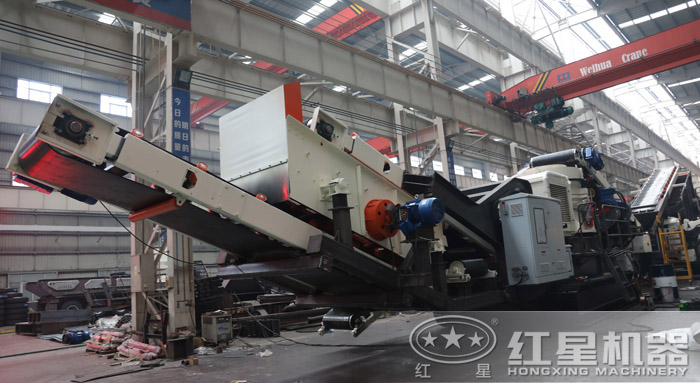 履帶式圓錐破碎移動(dòng)站