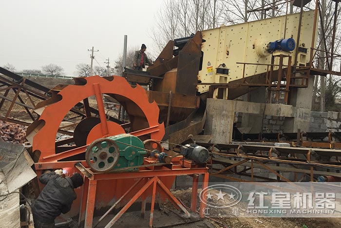 單輪洗沙機 單輪洗沙機