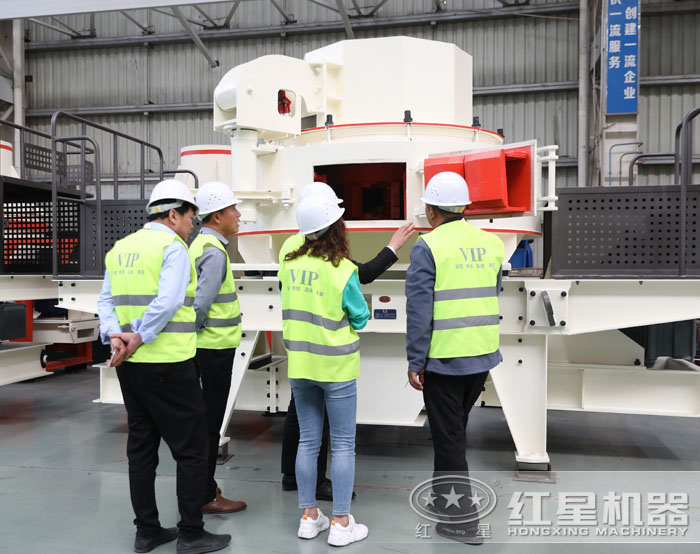 印度客戶參觀車間現場