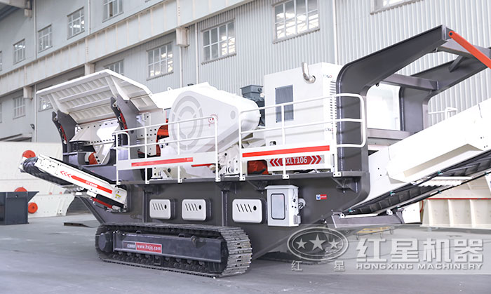 履帶移動碎石整形機 履帶移動碎石整形機