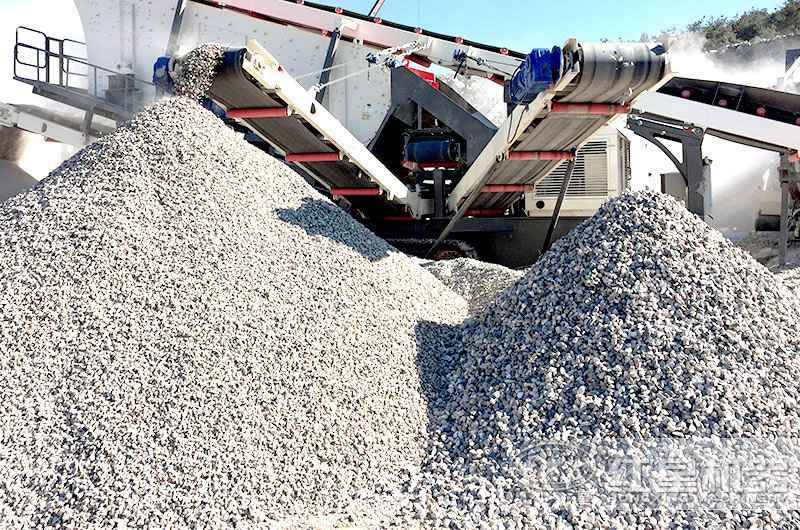 紅星配置的履帶移動碎石場出料 紅星配置的履帶移動碎石場出料