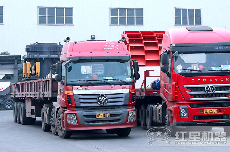紅星大型圓錐破碎機車間發貨 紅星大型圓錐破碎機車間發貨