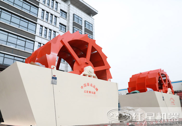 洗砂機-洗砂機整齊排列準備發貨