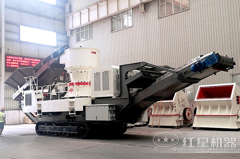 履帶移動(dòng)圓錐破碎站