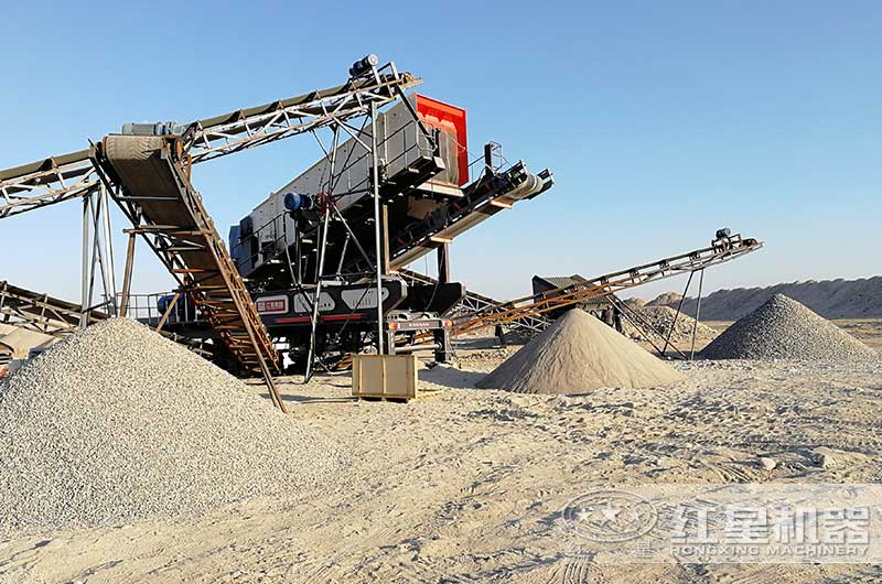 反擊式破碎機現(xiàn)場物料 反擊式破碎機現(xiàn)場物料