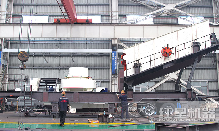 輪胎移動式制砂機