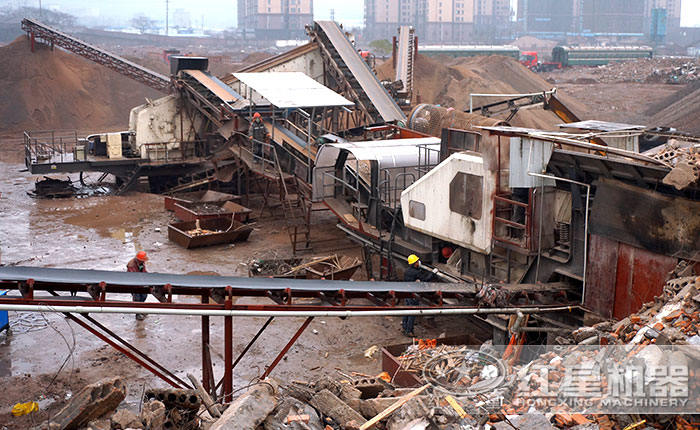 車載移動石子機_移動磕石機 車載移動石子機_移動磕石機