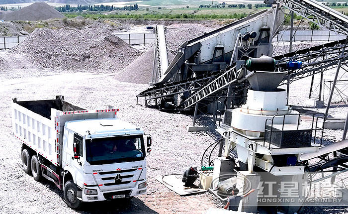 磕沙機生產現場 磕沙機生產現場