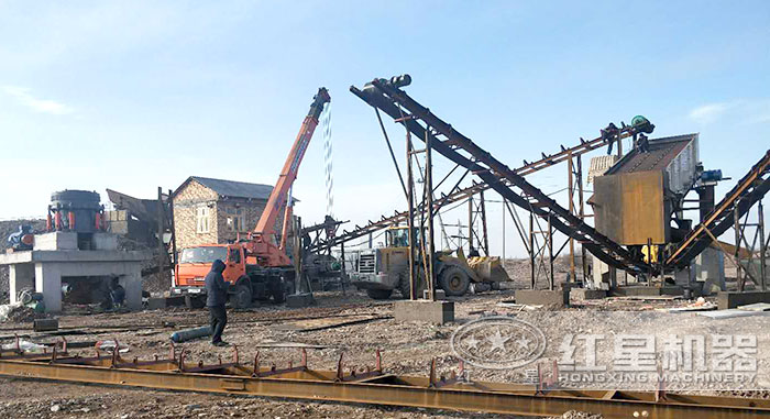 固定時(shí)產(chǎn)300噸石料廠碎石生產(chǎn)線