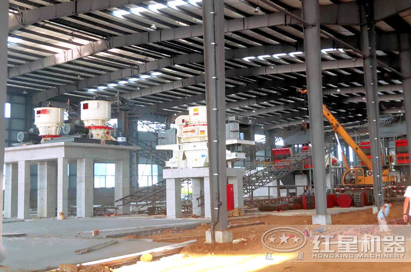 湖北黃岡固定式破碎安裝現場圖 湖北黃岡固定式破碎安裝現場圖