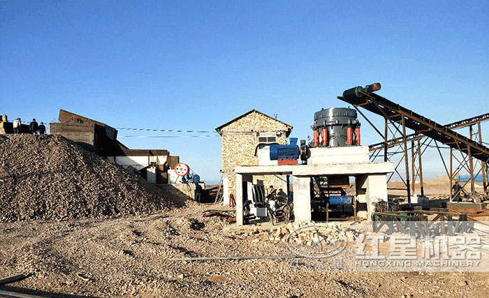 生產建筑石子用戶現場