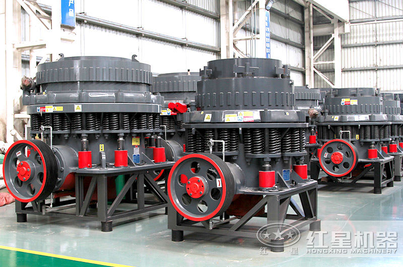 車間不同規格復合型圓錐破碎機 車間不同規格復合型圓錐破碎機