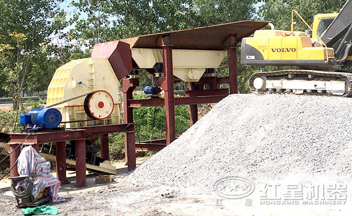 PCZ錘式破碎機現(xiàn)場 PCZ錘式破碎機現(xiàn)場