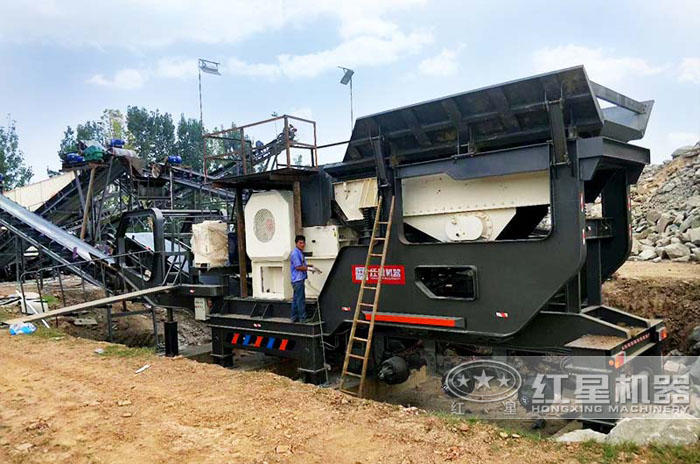 安徽亳州移動機制砂生產現場 安徽亳州移動機制砂生產現場