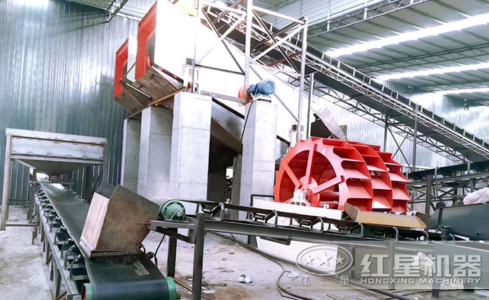 洗砂機(jī)現(xiàn)場