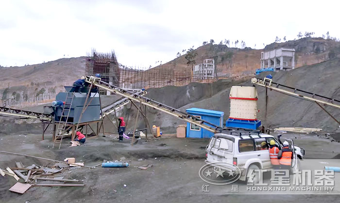 復合式破碎機，山西用戶現場