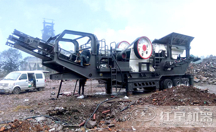 輪胎式移動破碎設(shè)備