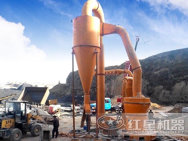 大理石磨粉生產線現場