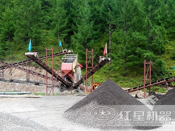 新型破碎生產線環保