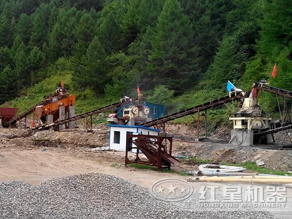 紅星砂石設備生產現場
