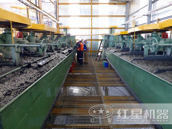 云南斑銅礦生產(chǎn)線現(xiàn)場