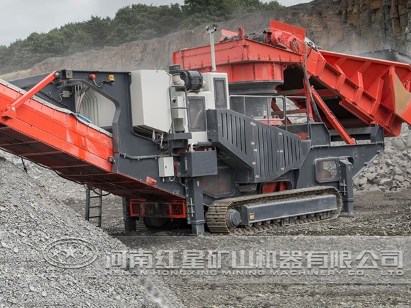 履帶式圓錐破碎移動站結構